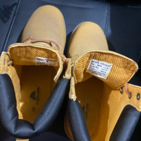 Yellow Lace-Up Boots - Picture 11 of 13